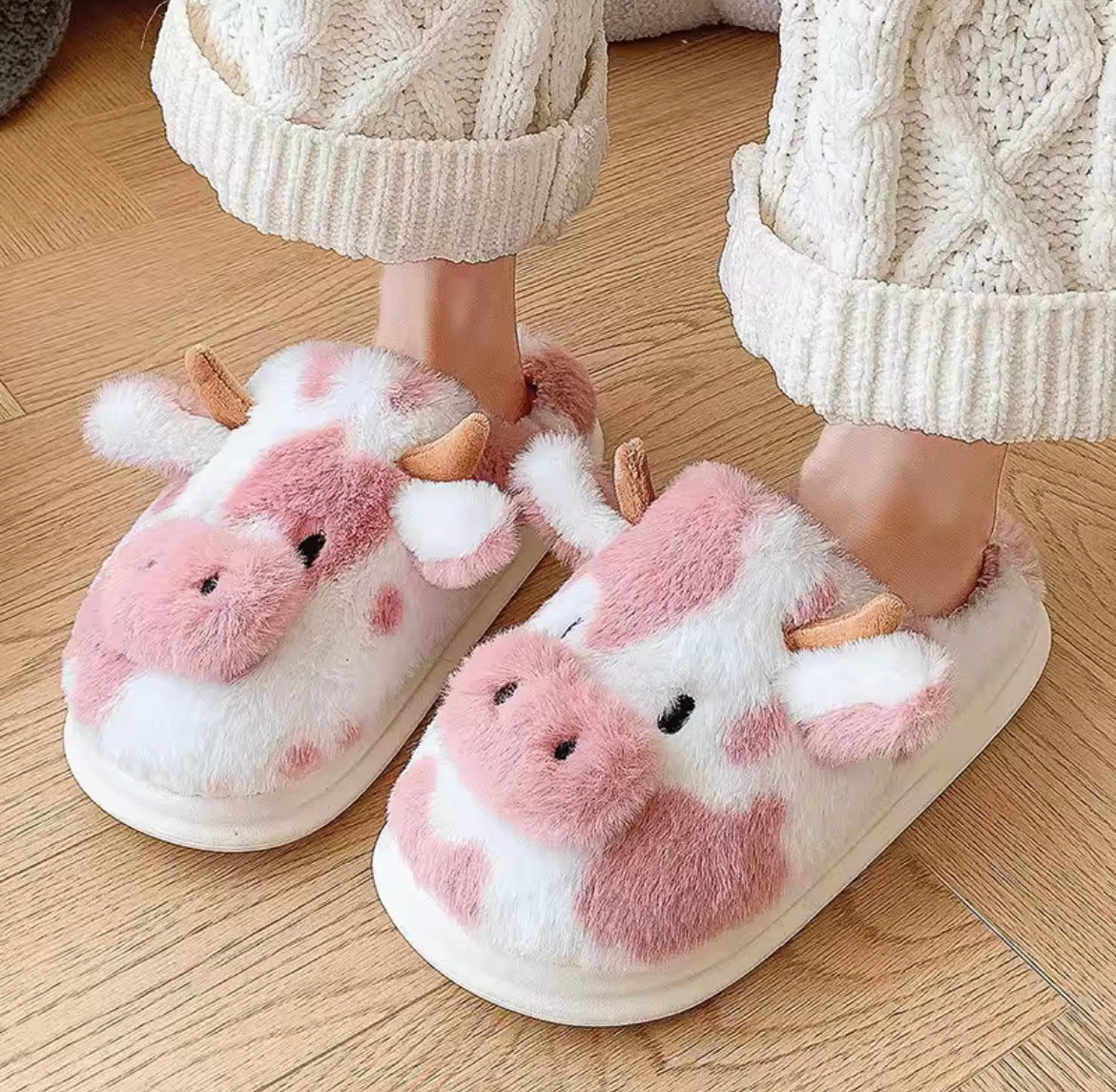 Moo Slippers