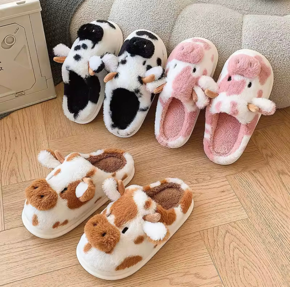 Moo Slippers