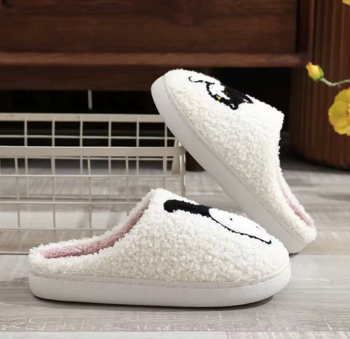 Cat Cow Slippers