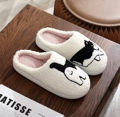 Cat Cow Slippers
